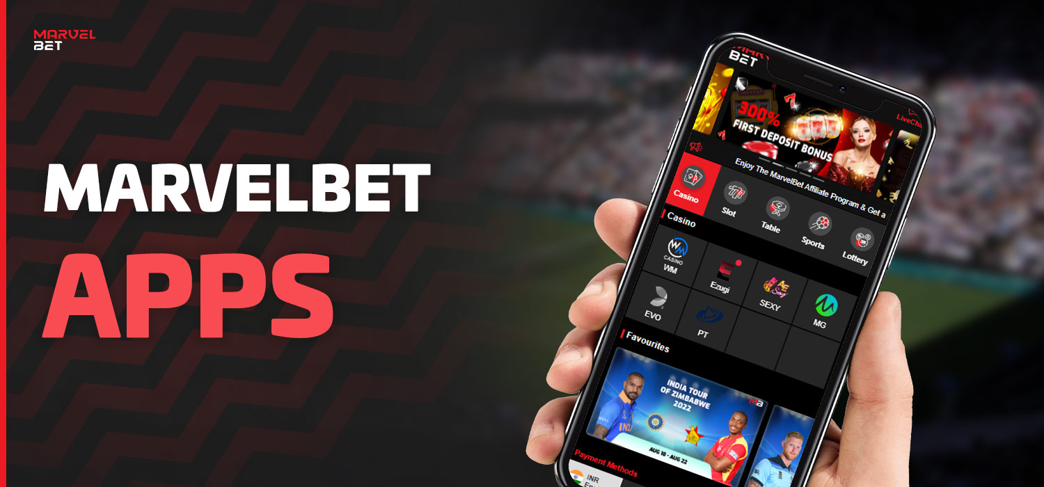 Marvelbet offers a convenient mobile app for users to access their platform on-the-go with minimal requirements.