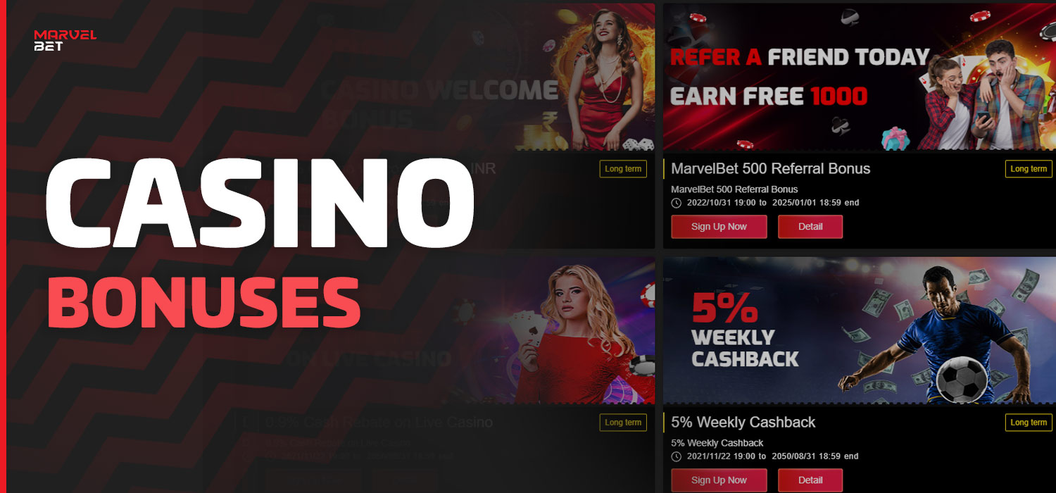 marvelbet casino bonus for new users