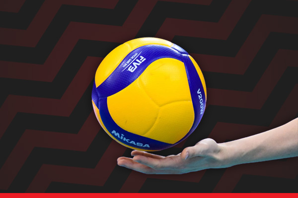 Volleyball is a competitive team sport played on a court divided by a net.